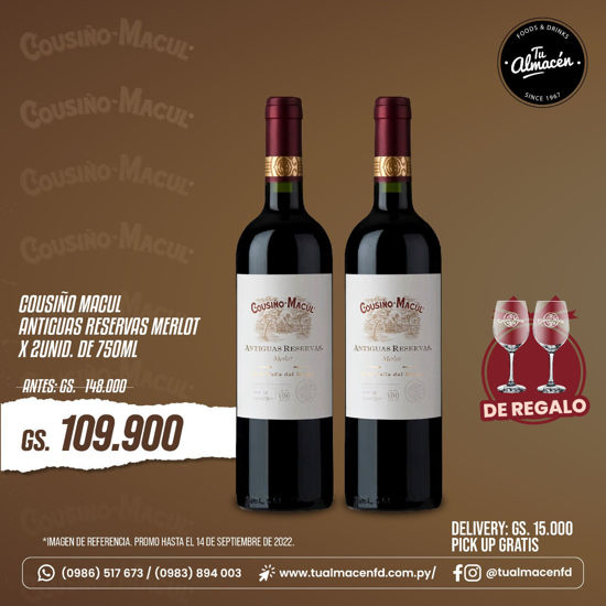 Imagen de PROMO COUSIÑO MACUL ANTIGUAS RESERVAS