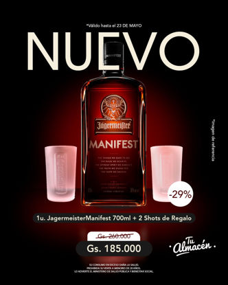Imagen de JAGERMEISTER MANIFEST 700ML