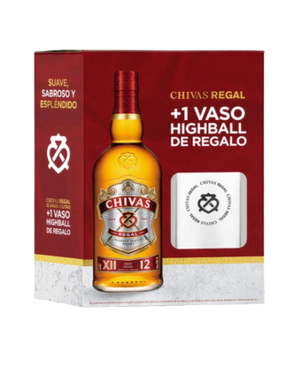 Imagen de Chivas Regal 12YO 1lt + Vaso