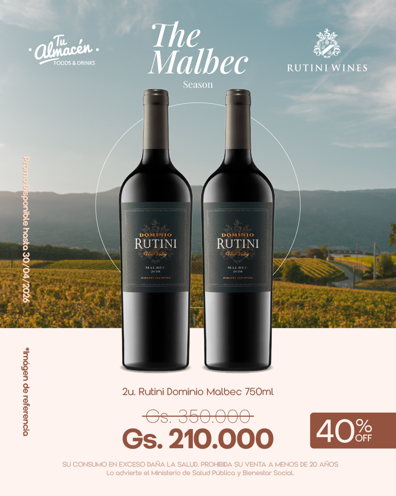 Imagen de PROMO MALBEC RUTINI