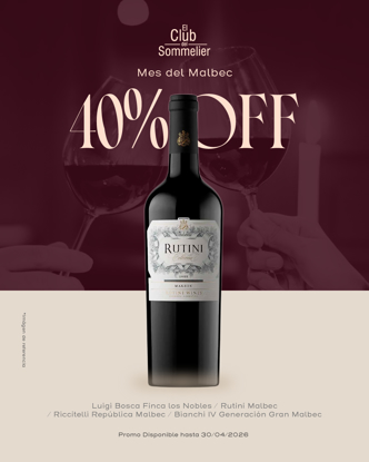 Imagen de PROMO RUTINI MALBEC
