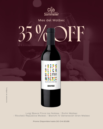 Imagen de PROMO RICCITELLI MALBEC