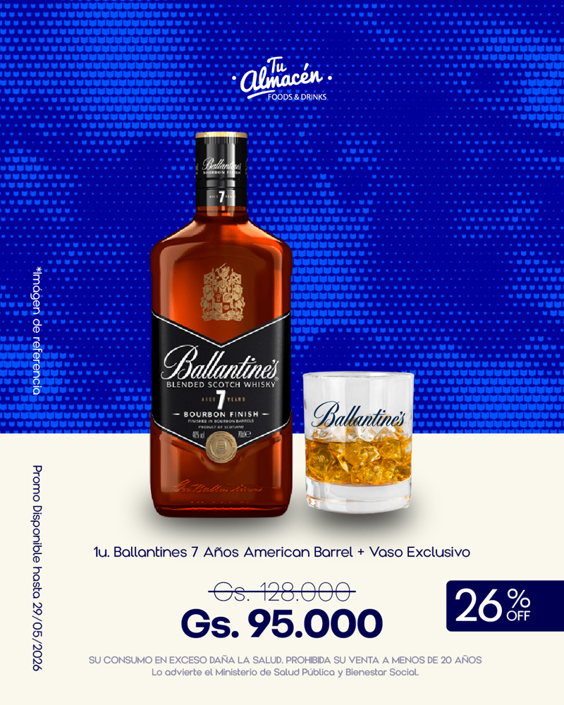 Imagen de PROMO BALLANTINES 7YO