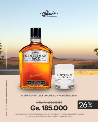 Imagen de PROMO GENTLEMAN JACK 1000 ML