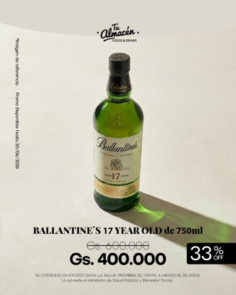 Imagen de BALLANTINES 17YO 750ML
