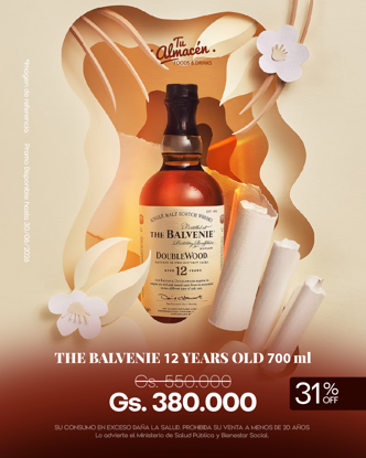 Imagen de THE BALVENIE SING.MALT 12YO 700ML